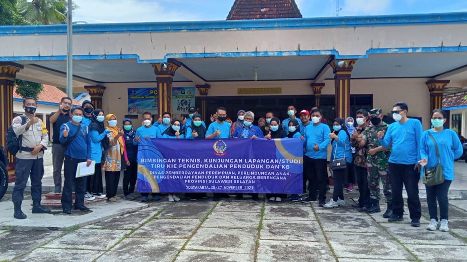 Kunjungan Lapangan DP3AP2KB Sulawesi Selatan Ke CoE Kampung KB Bugel